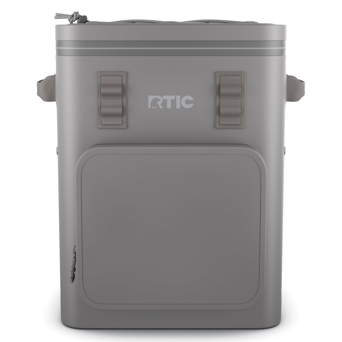 RTIC 24-Can Backpack Cooler floats with beverages accessible for boats and beaches