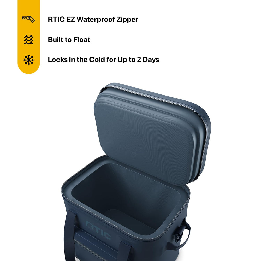 RTIC 30 Can Ultra-Tough Soft Cooler Pro showcases cold retention for long outings.