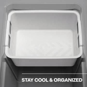Perfect-fit RTIC 32 QT cooler accessory to maximize space and keep essentials dry.