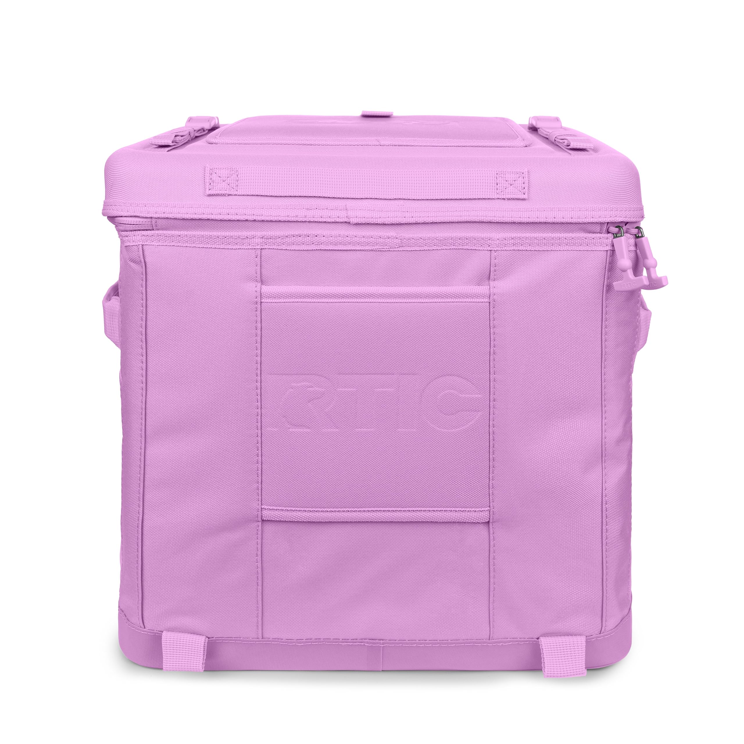 RTIC 40 Can wheeled cooler lid access and pockets keep essentials at hand.