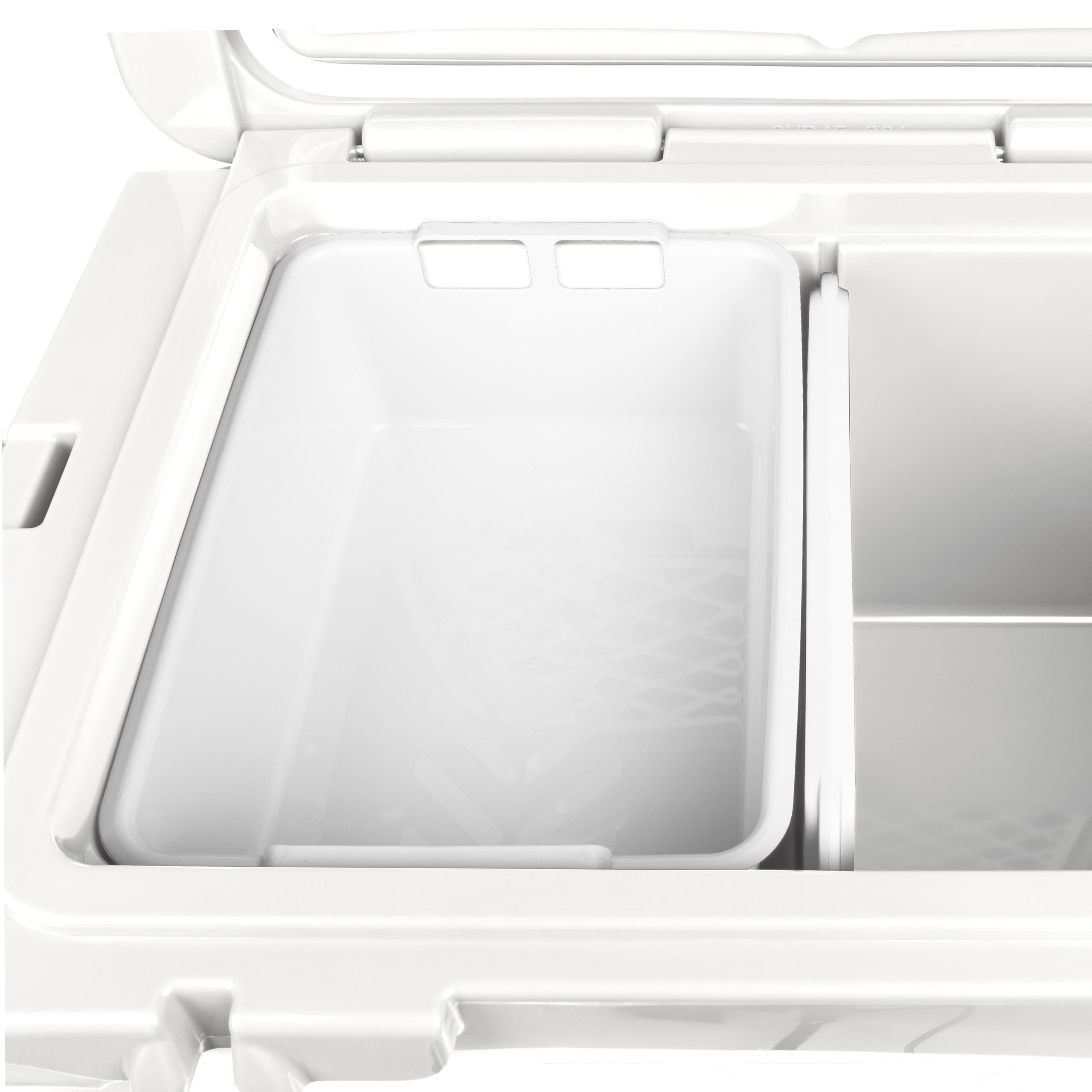 RTIC 45 qt cooler-divider insert boosts organization for camping and tailgating.