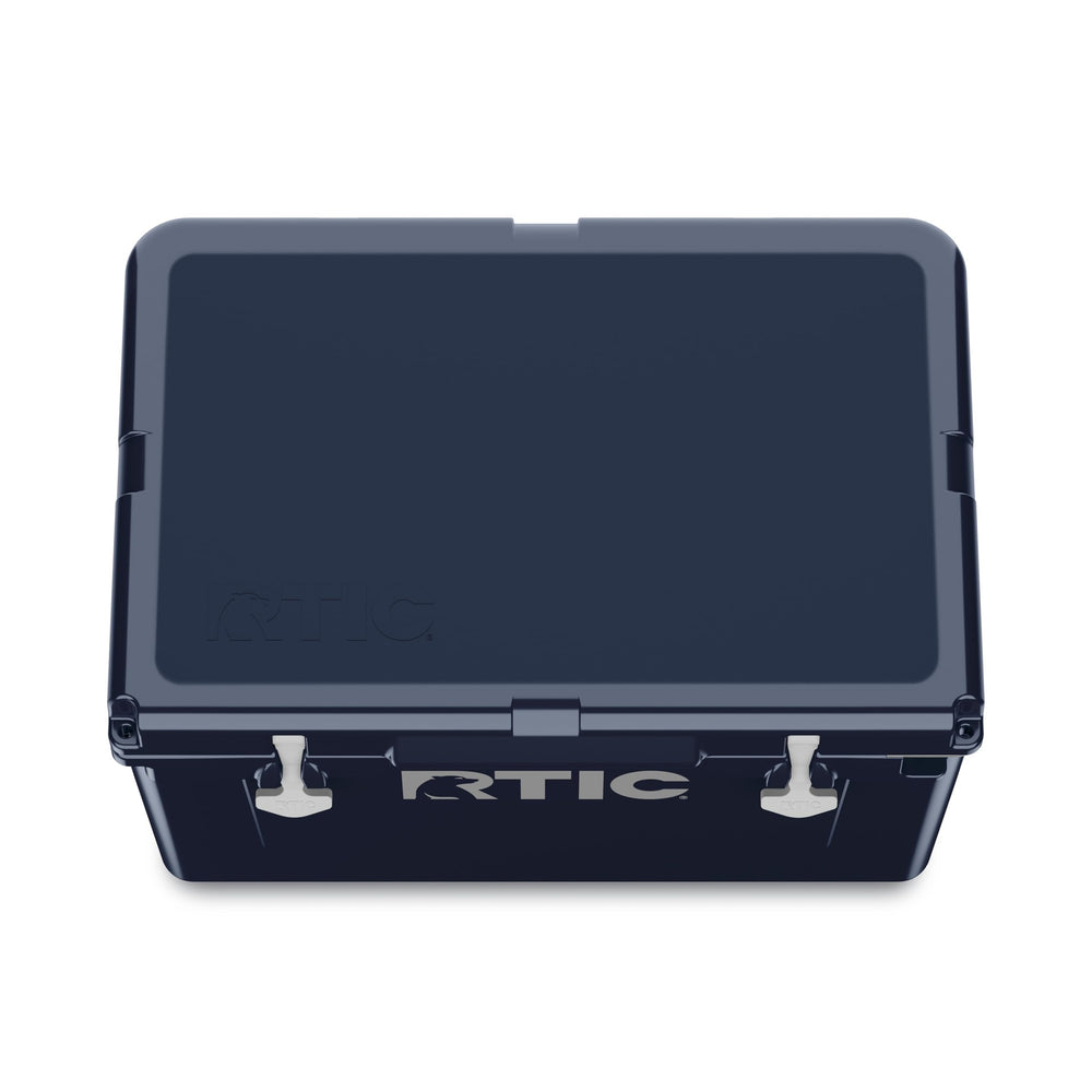RTIC 45 QT Ultra-Tough Cooler used as a sturdy bench on rugged surfaces
