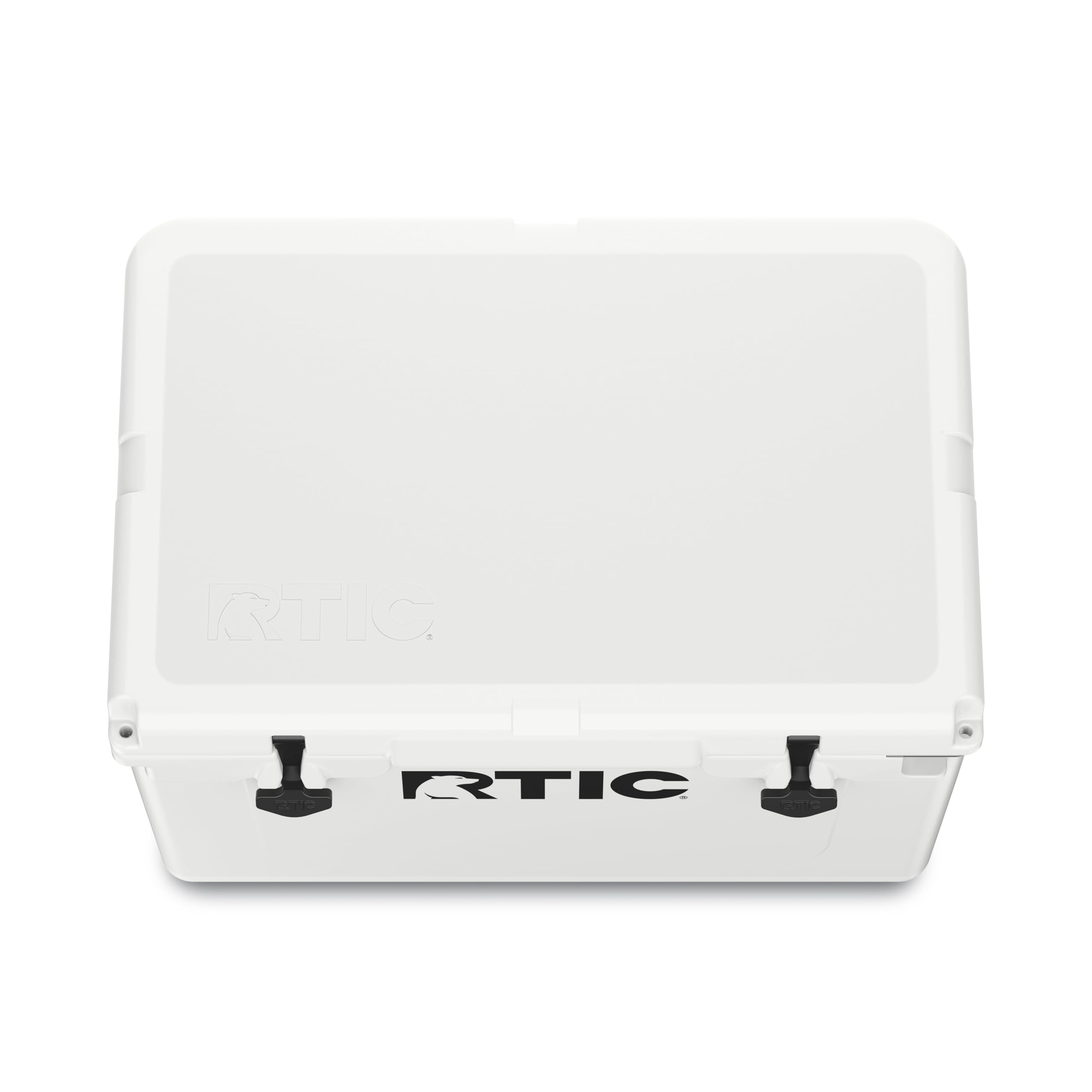 RTIC 45QT cooler on beach-ready scene for picnics and boating.