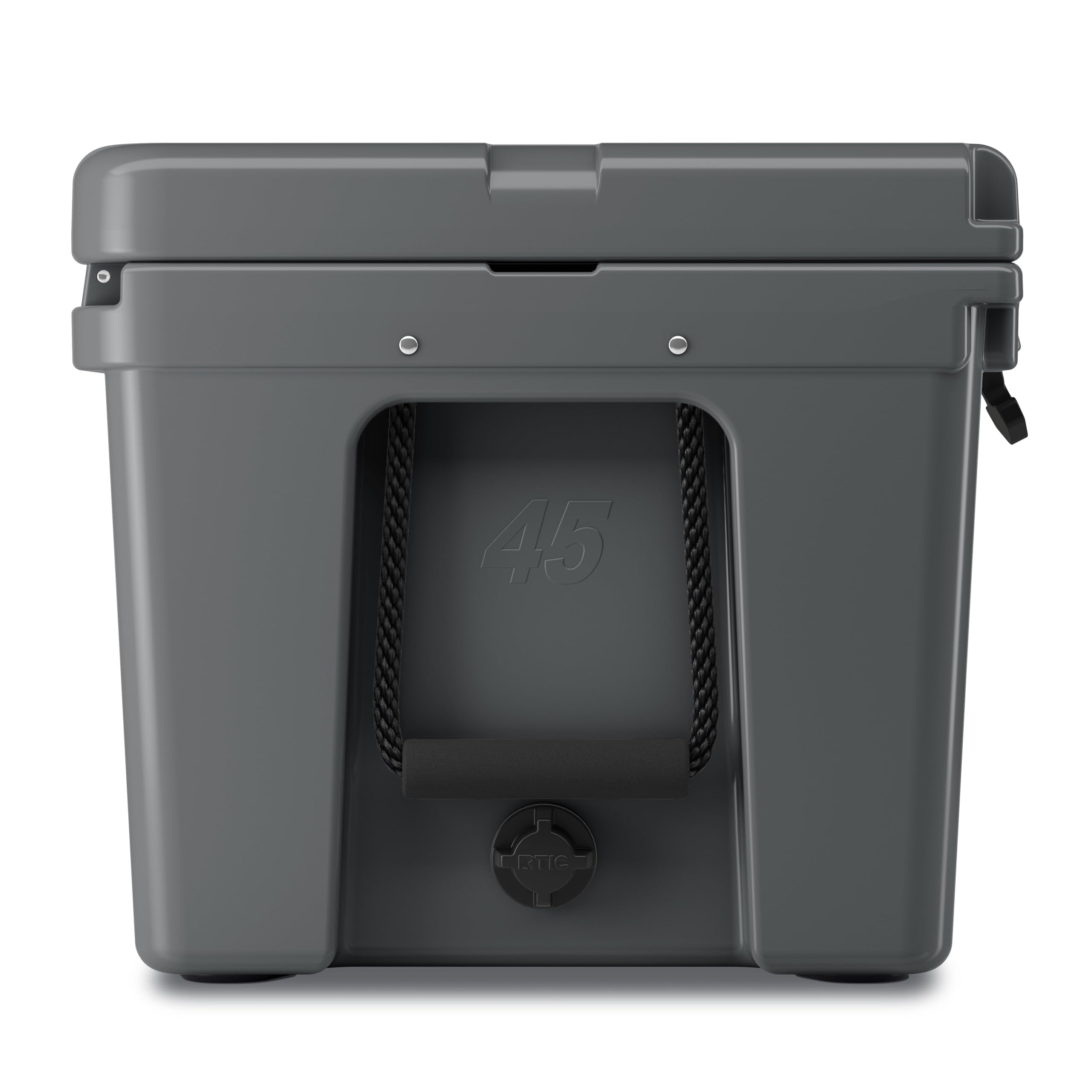 RTIC 45QT Ultra-Tough cooler with built-in bottle opener for easy access