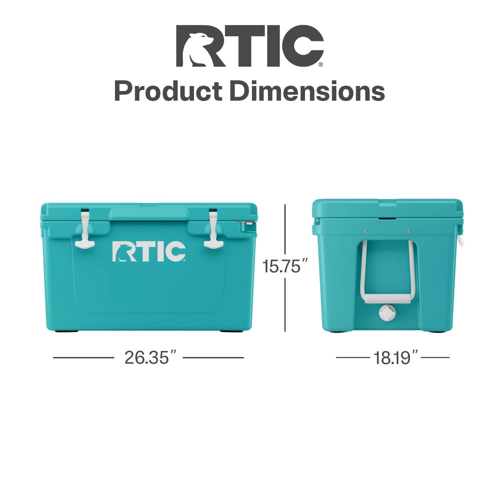 RTIC lid cargo net demonstrates organized storage for small items.