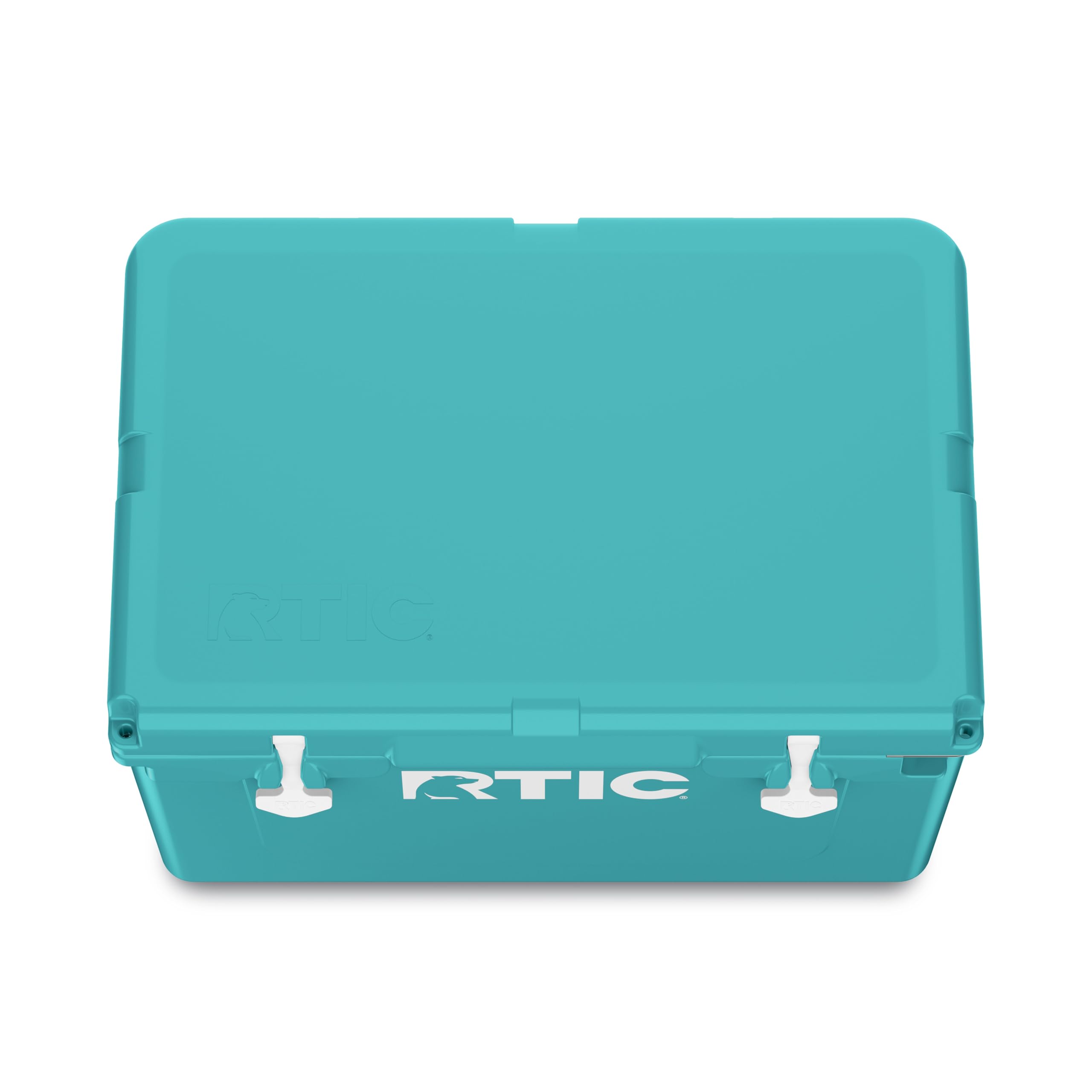 RTIC cooler used as bench or table top showcasing versatile outdoor setup.