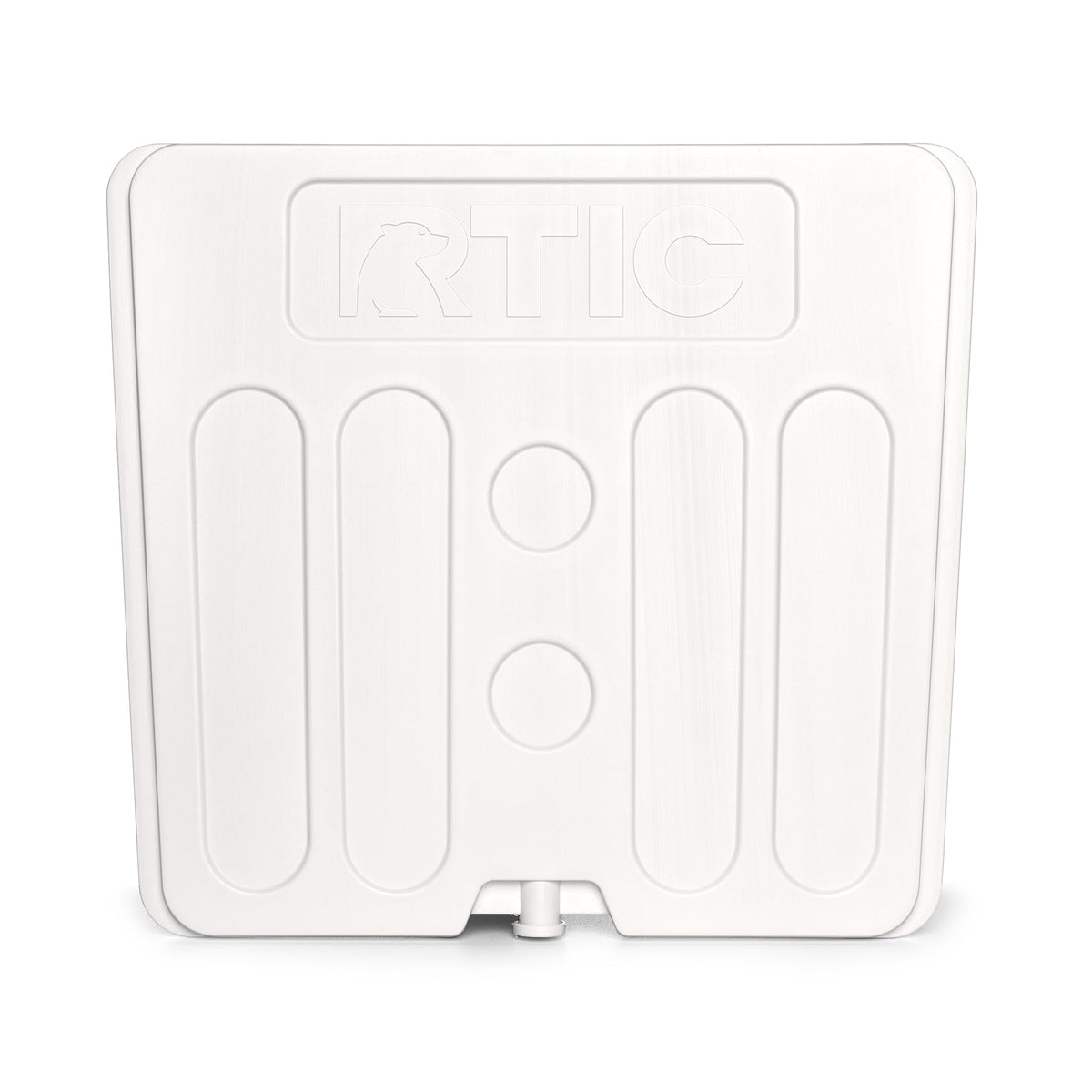 RTIC 65 qt divider inside view helps organize cooler contents