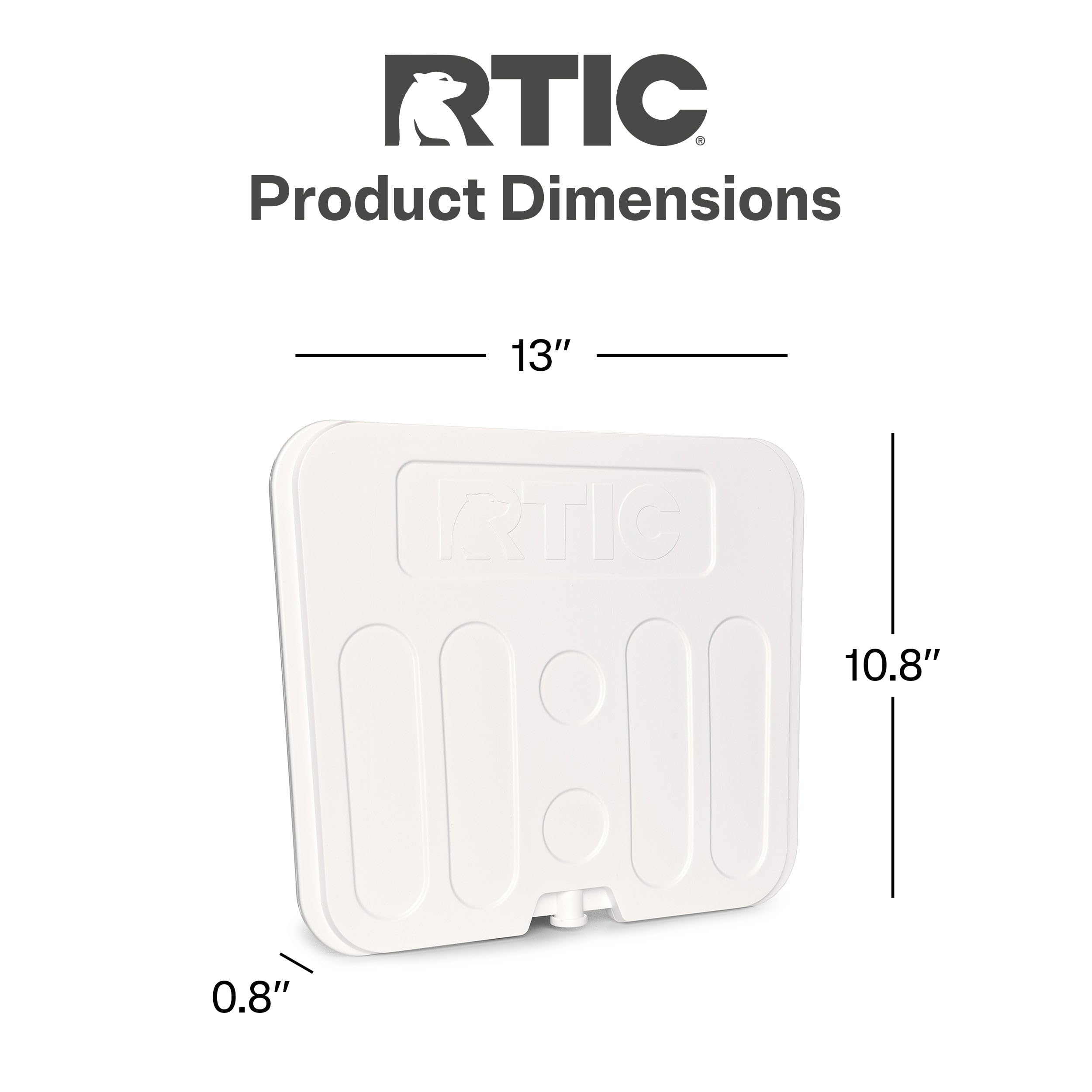 RTIC divider provides secure-fit during transit, keeping cooler contents settled.