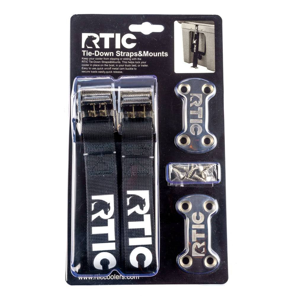 RTIC Cooler Tie Down Kit mount bracket demonstrates versatile attachment for stability.