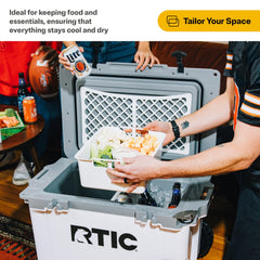 RTIC durable cooler insert materials ensure long-lasting performance in rugged conditions.