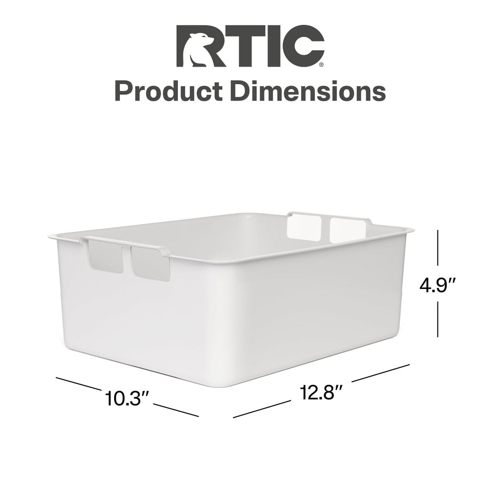 RTIC easy-access basket provides fast reach to essentials at any stop.