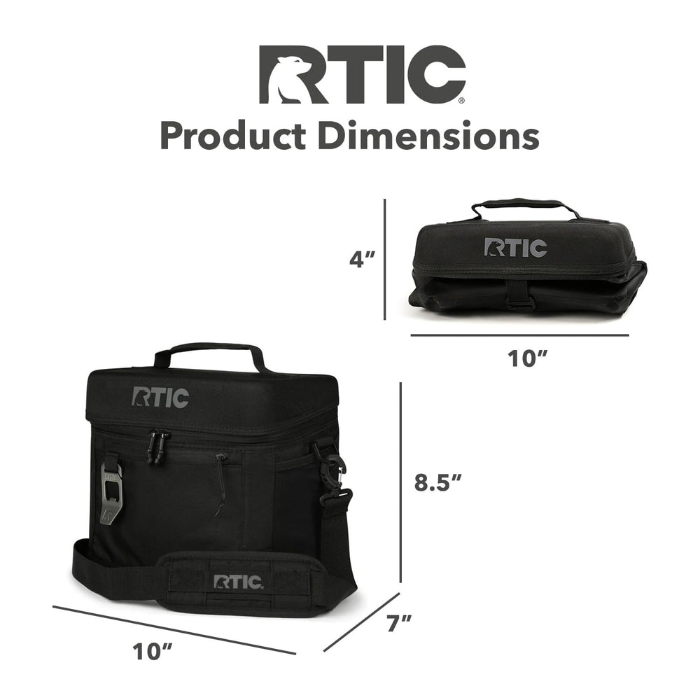 RTIC Everyday 8-Can cooler removable bottle opener for quick access during trips