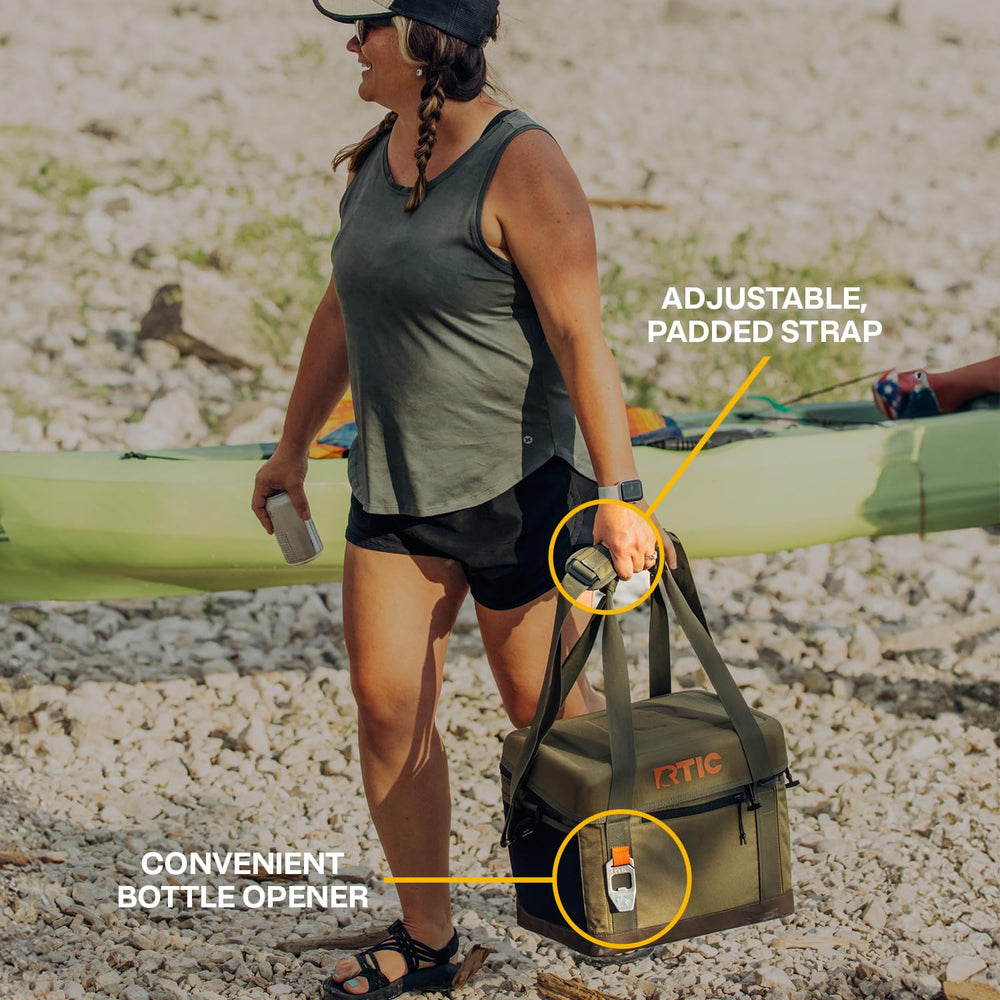 RTIC Everyday Cooler supports 6 to 28 can capacities for different outings.