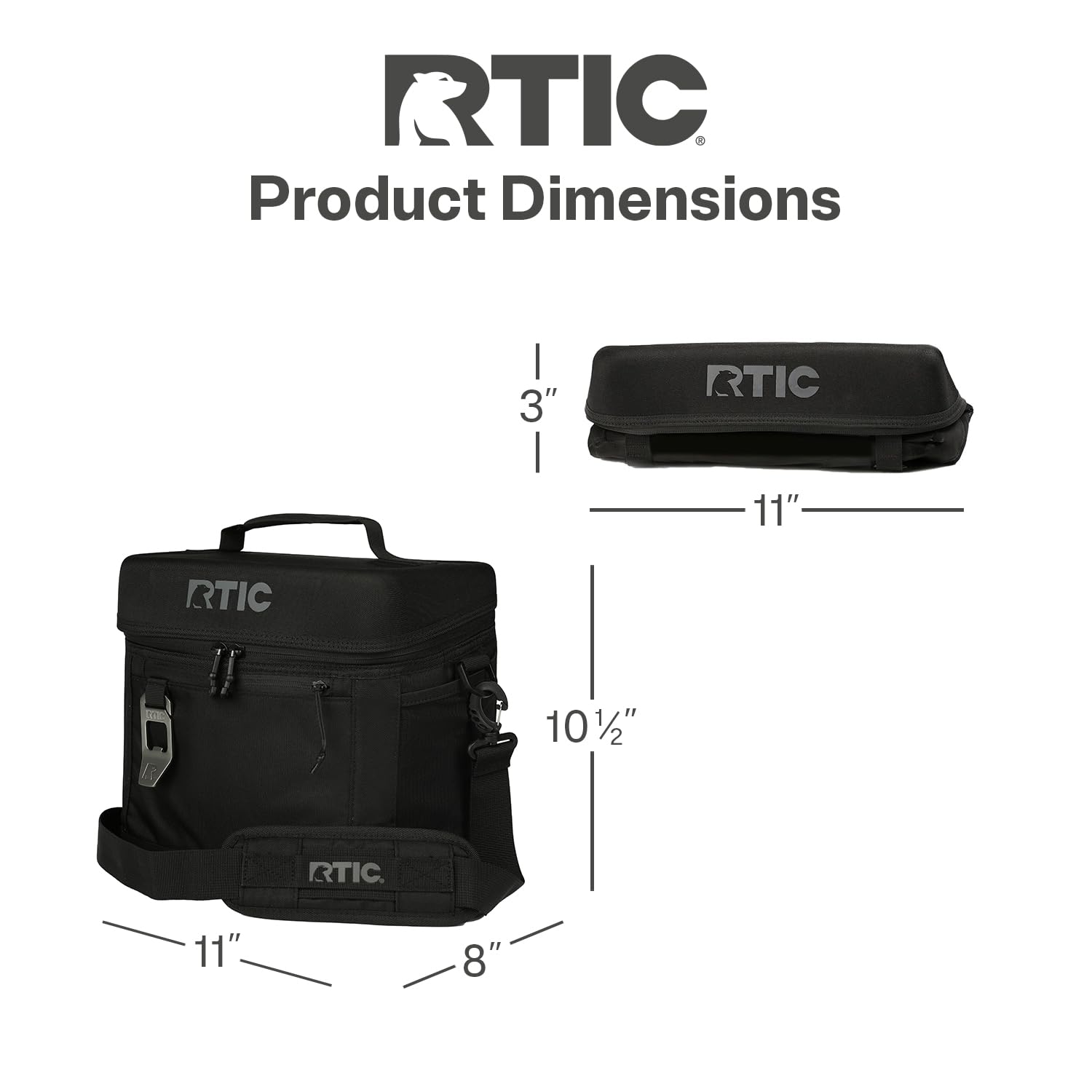 RTIC Everyday Cooler in durable fabric ideal for beach days and camping trips.