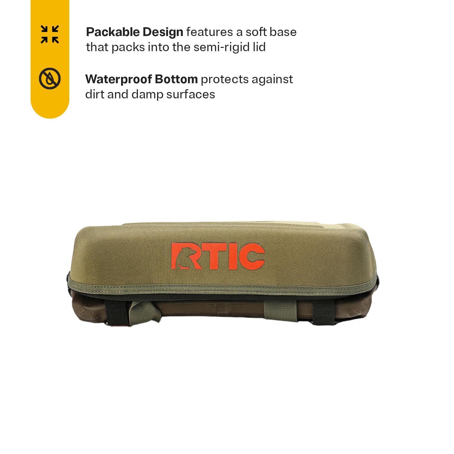 RTIC Everyday Cooler removable bottle opener adds convenient access during picnics.