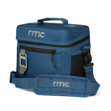 RTIC Everyday cooler with soft exterior and carry handle keeps drinks easy to transport.