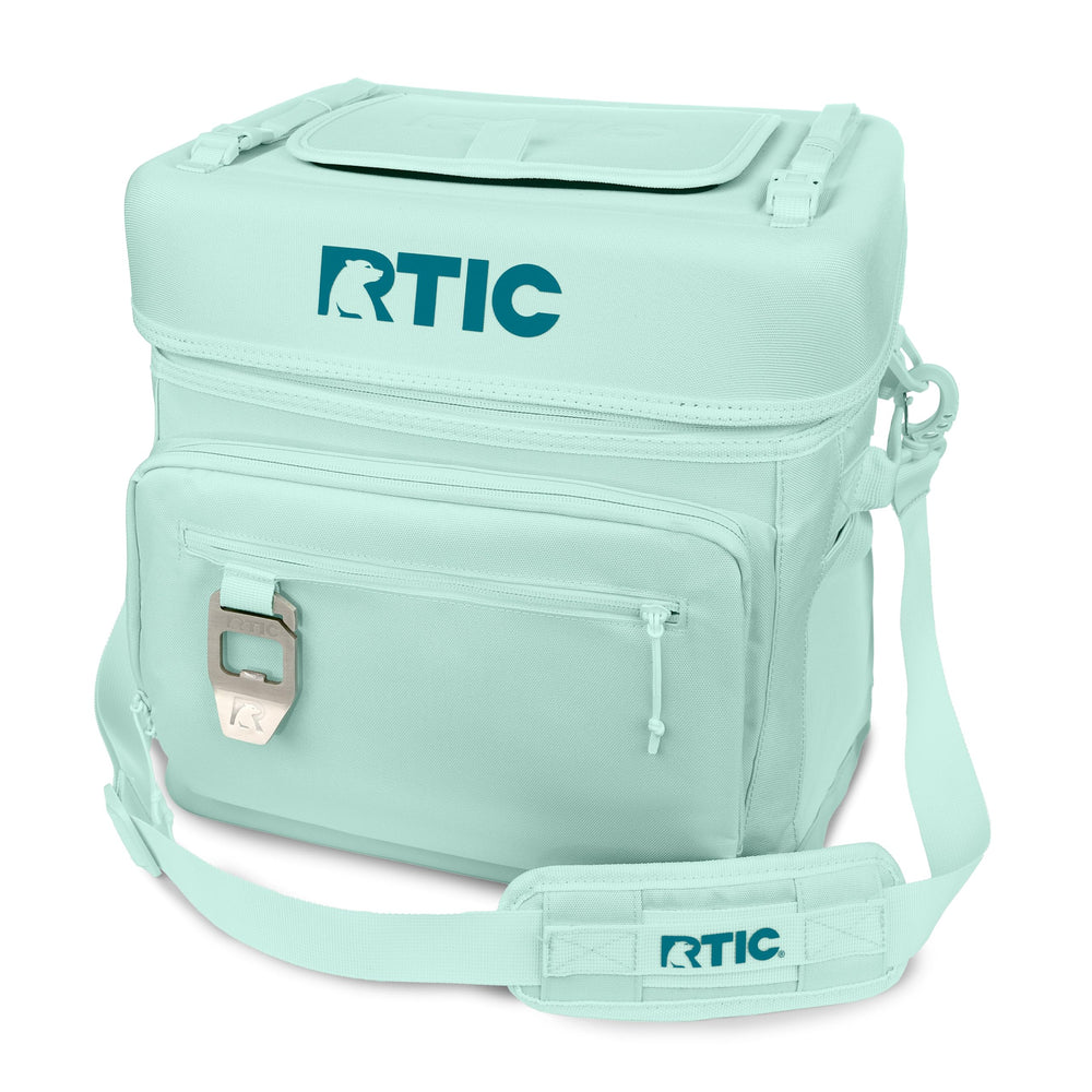 RTIC front pockets and side mesh pockets organize drinks and accessories