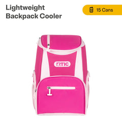 RTIC lightweight interior insulation keeps drinks cool during outdoor adventures.