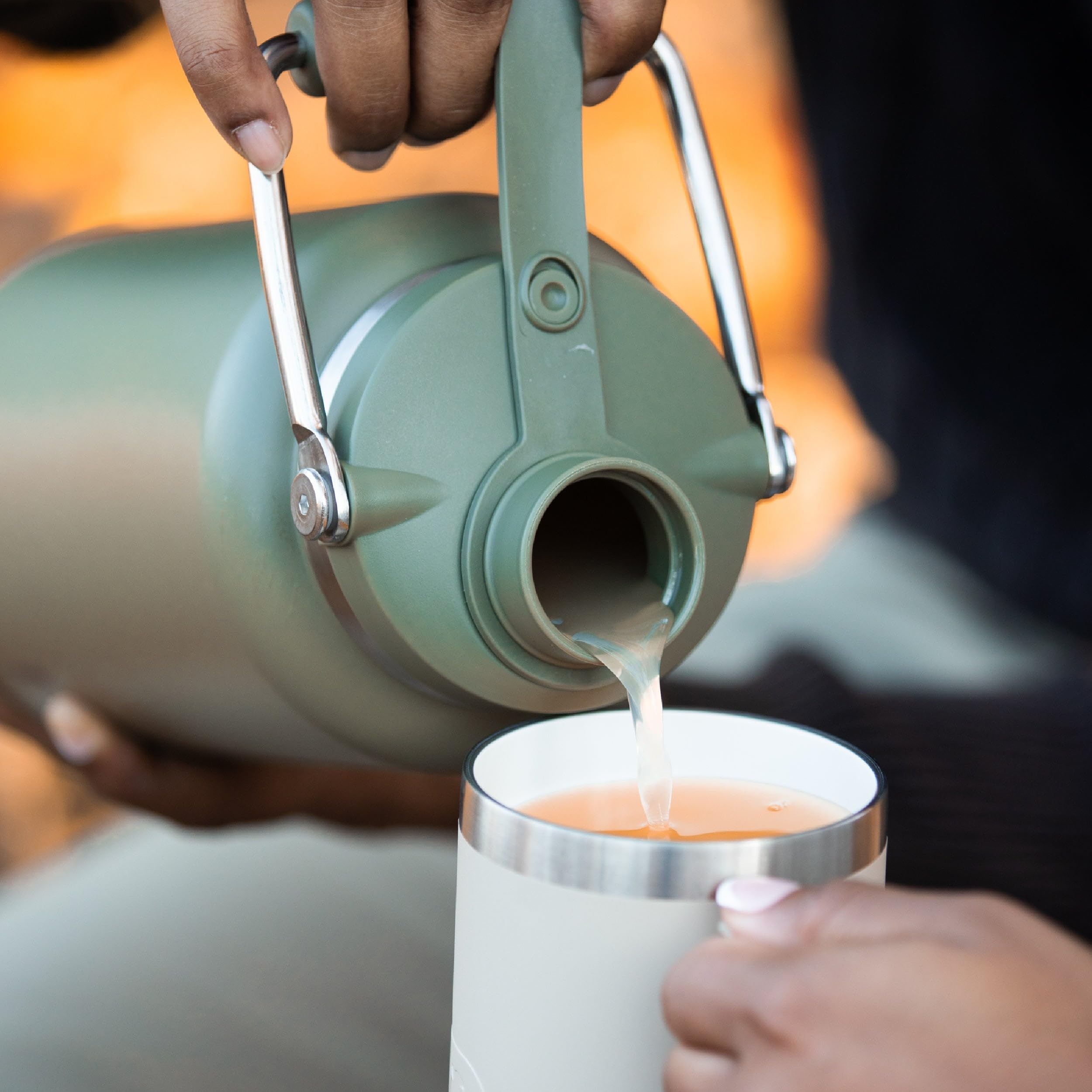 RTIC Outback Jug is dishwasher safe (lid top rack) with no-sweat exterior.