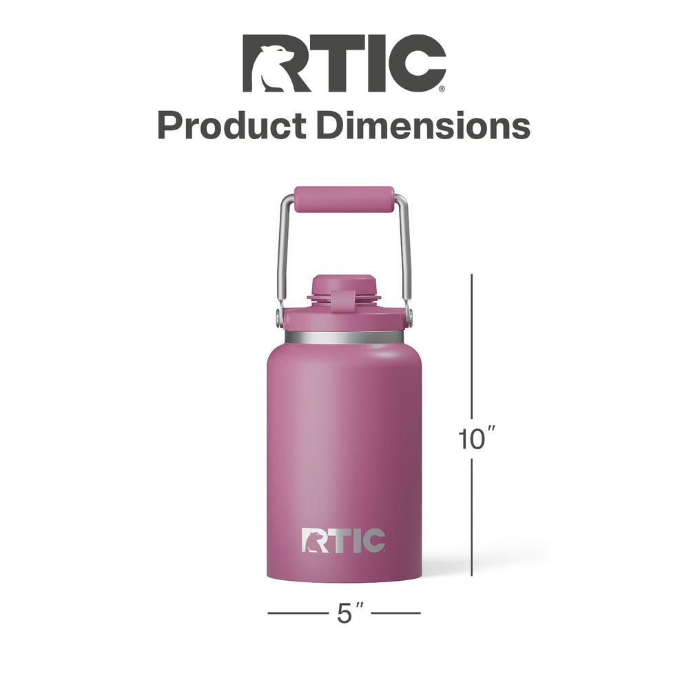 Wide-mouth RTIC Outback Jug lid for easy filling and cleaning.