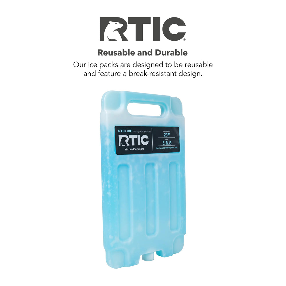 RTIC bottom-layer placement enhances block cooling for longer cold.