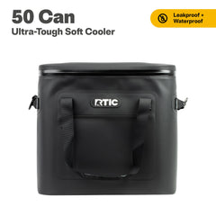 RTIC Soft Cooler 40 Can side view shows compact, durable design.