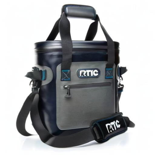 RTIC Soft Cooler compact handle storage shows convenient packing and carry.
