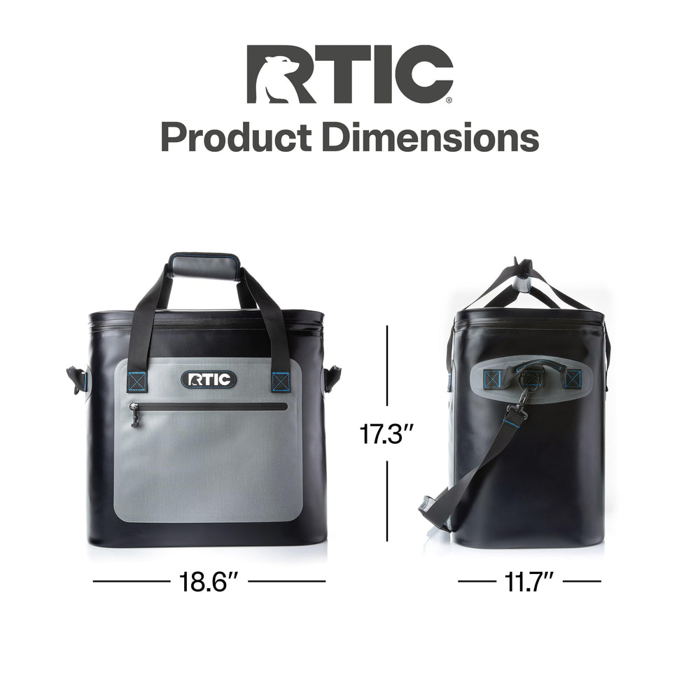 RTIC Soft Cooler durable nylon exterior conveys rugged performance.