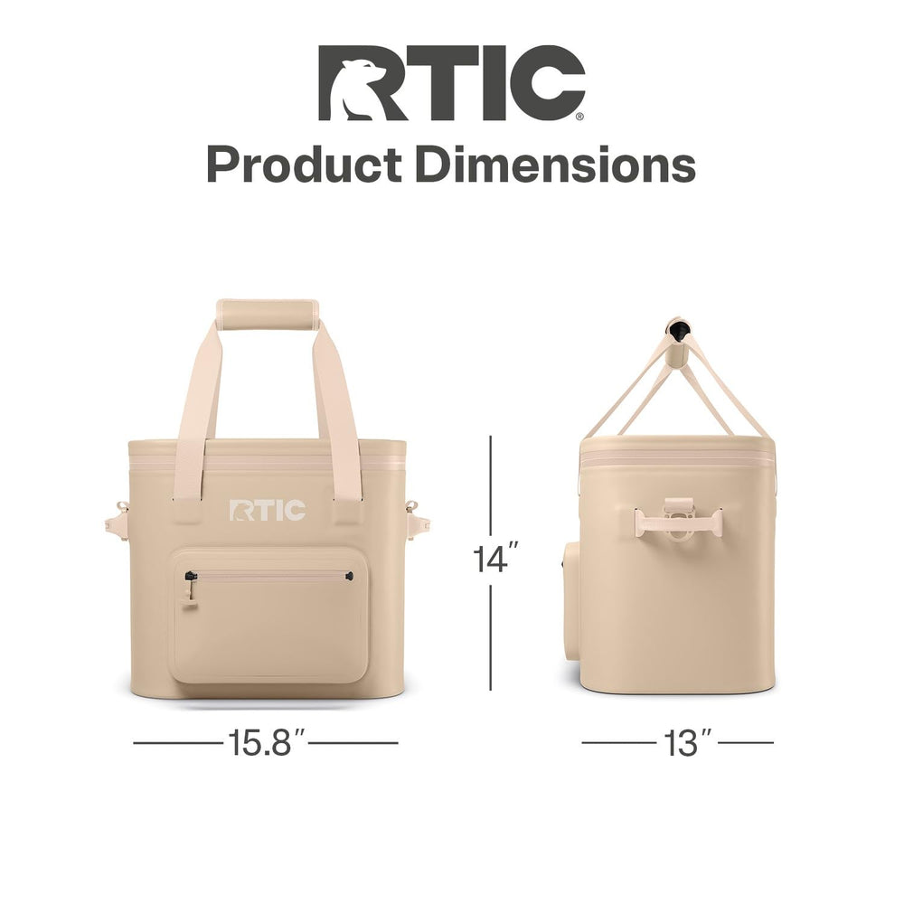 RTIC Soft Cooler Pro removable strap for easy carrying and transport.