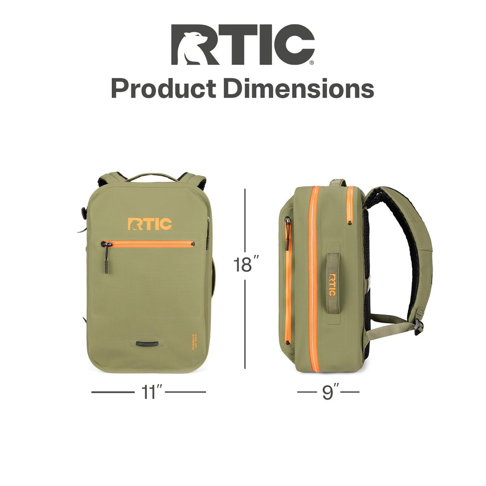 RTIC Ultra Dry Backpack luggage strap for attaching to rolling suitcases