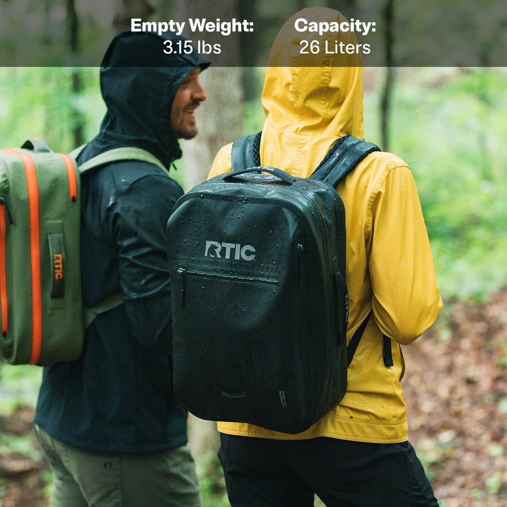RTIC Ultra Dry Backpack reflective loop increases visibility in low light