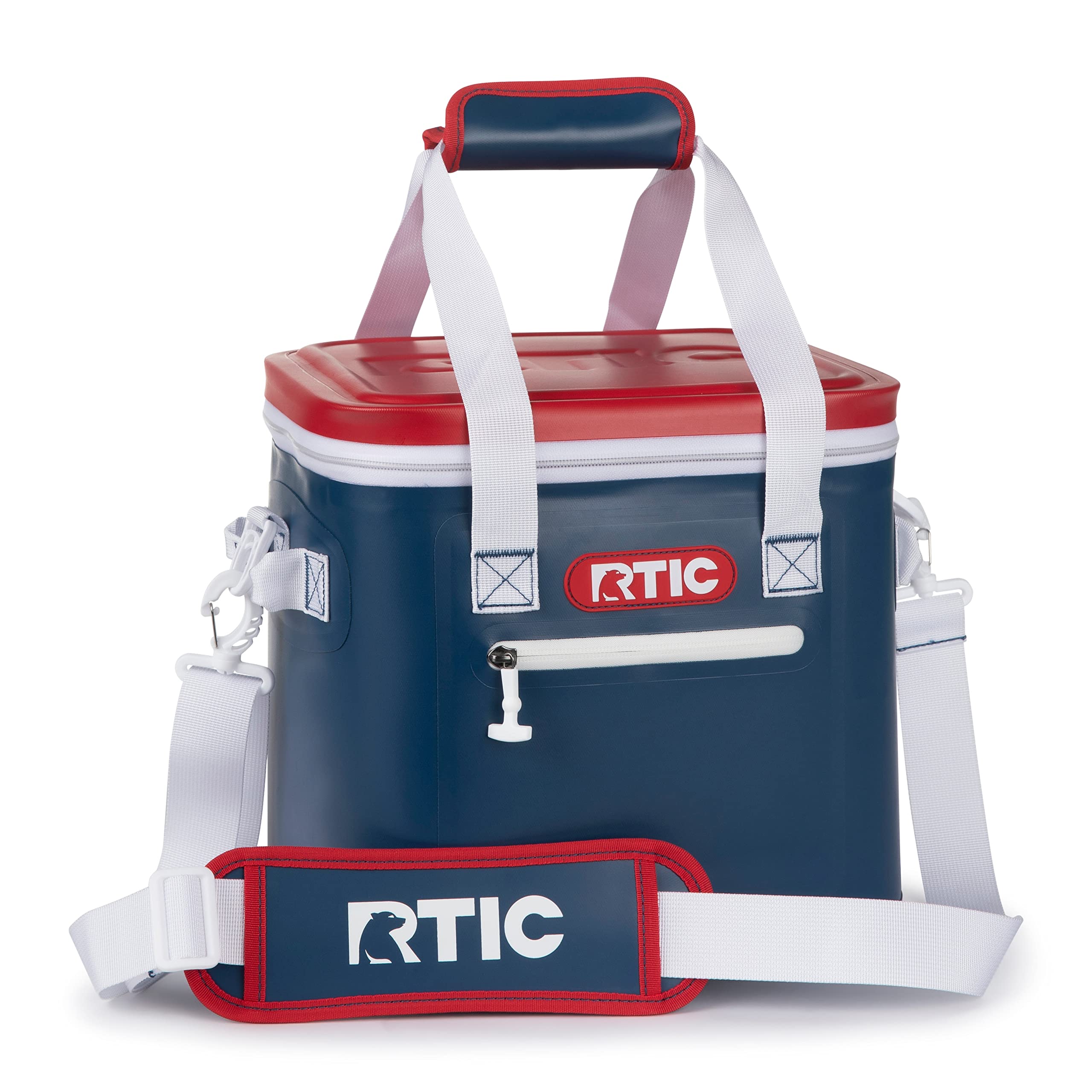 RTIC Ultra-Tough Soft Cooler 12 Can exterior highlights rugged nylon shell for outdoor adventures