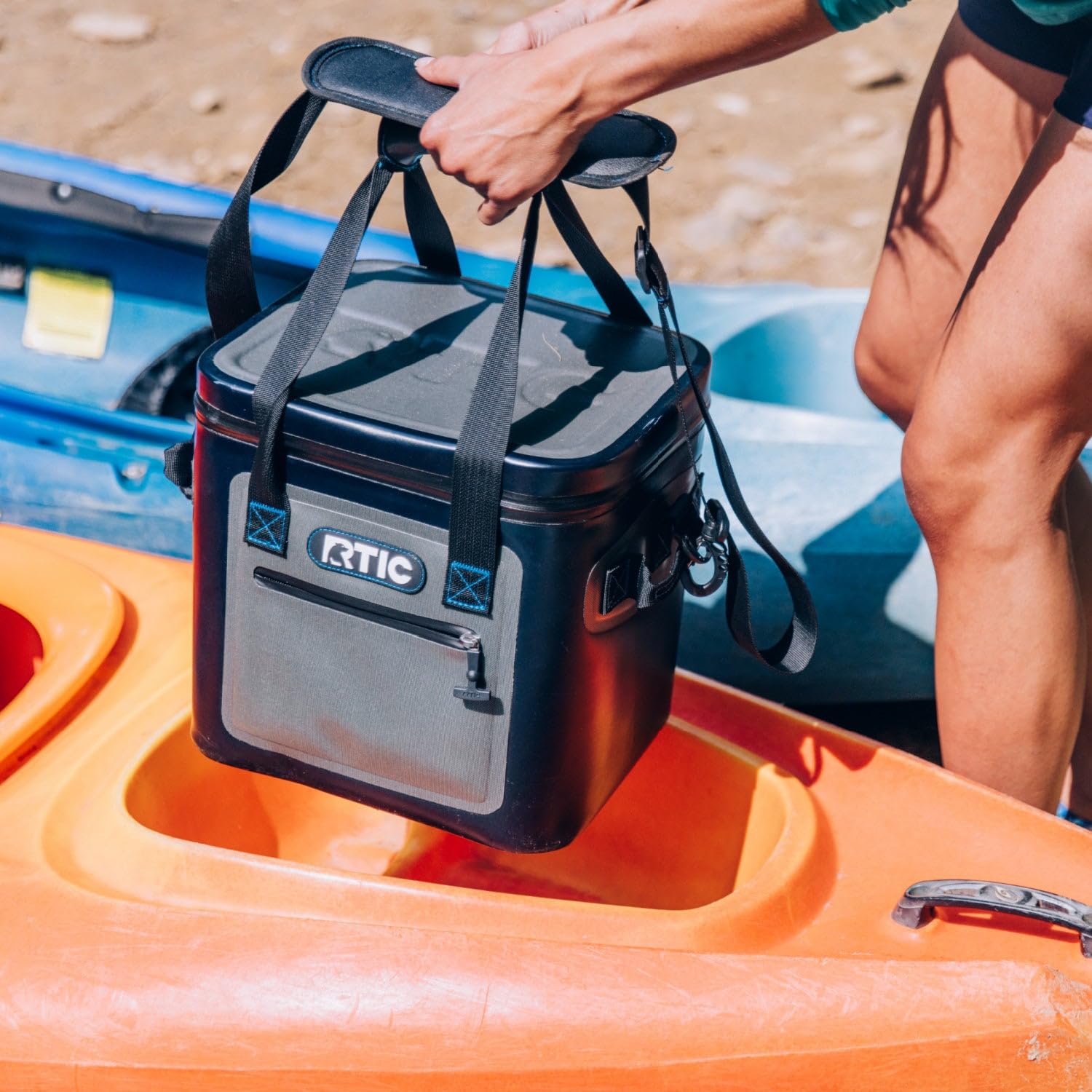 RTIC compact soft cooler fits up to 50 cans with ample insulation