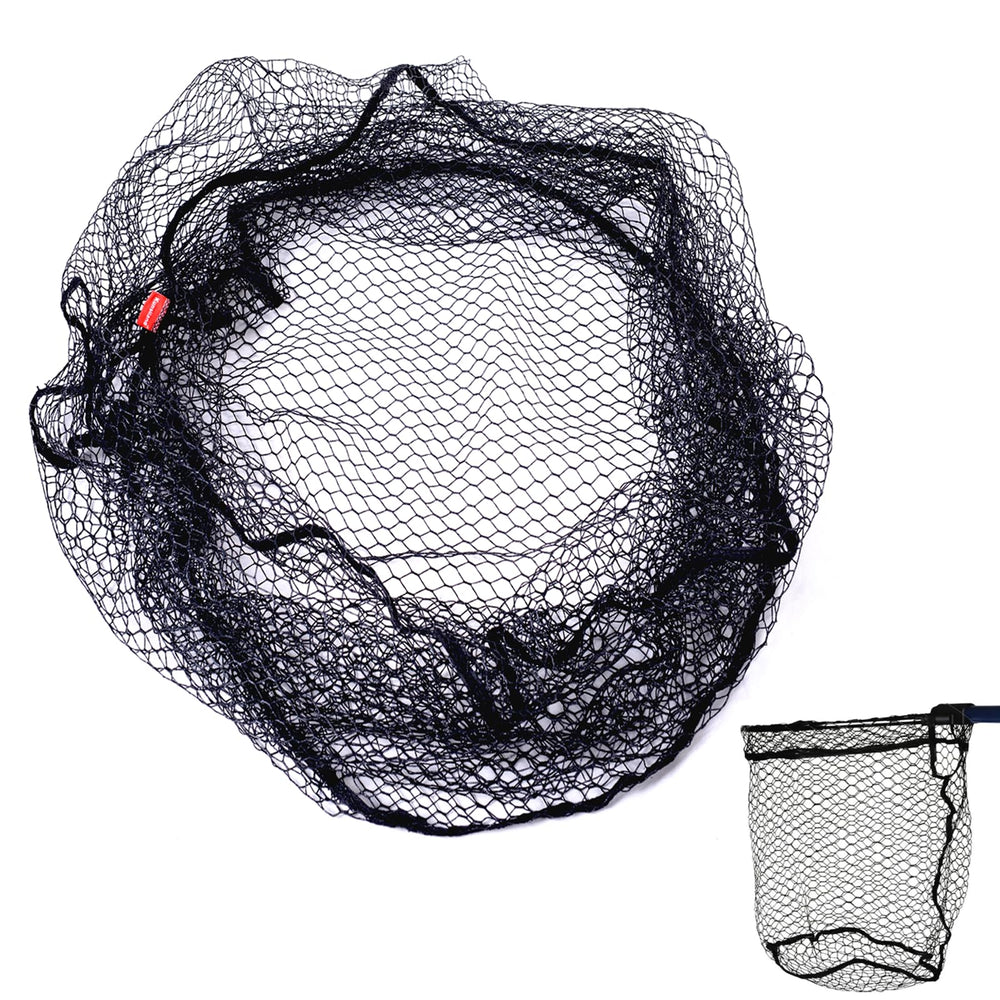 36-inch depth rubber-coated landing net replacement with 32.2-inch diameter