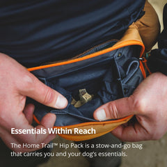 Ruffwear Home Trail Hip Pack treat pocket access during training sessions