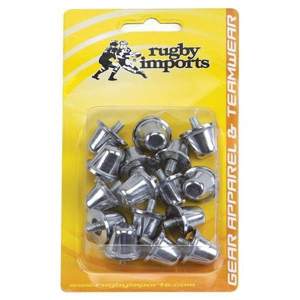 Rugby Imports metal replacement studs ready for soft ground traction