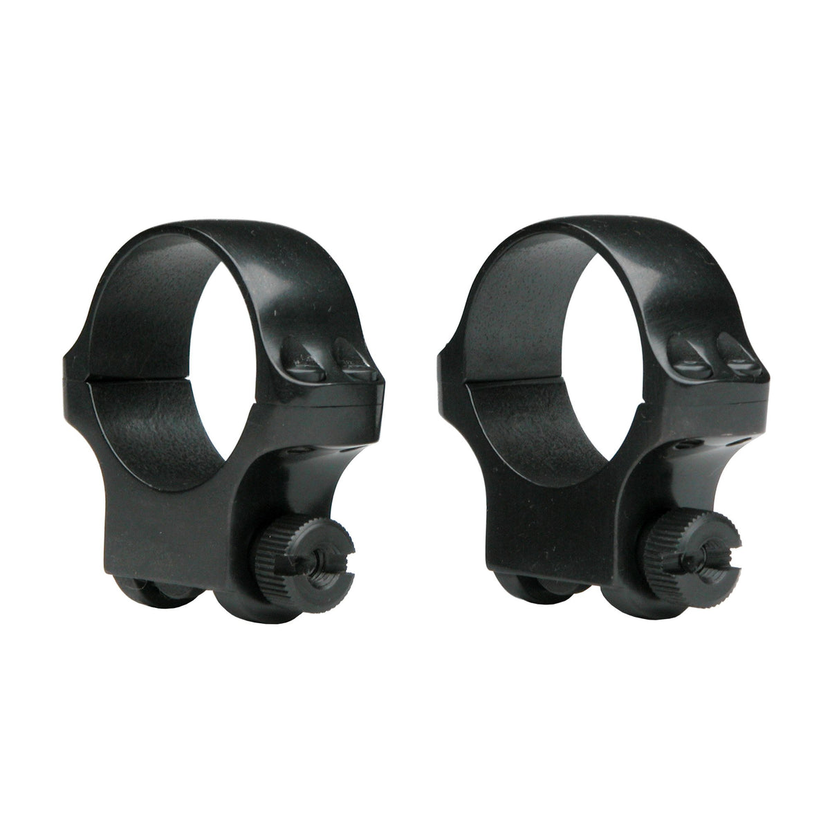 Ruger 90410 4B/5B ring set in blue finish enhances scope stability for reliable hunting setups.