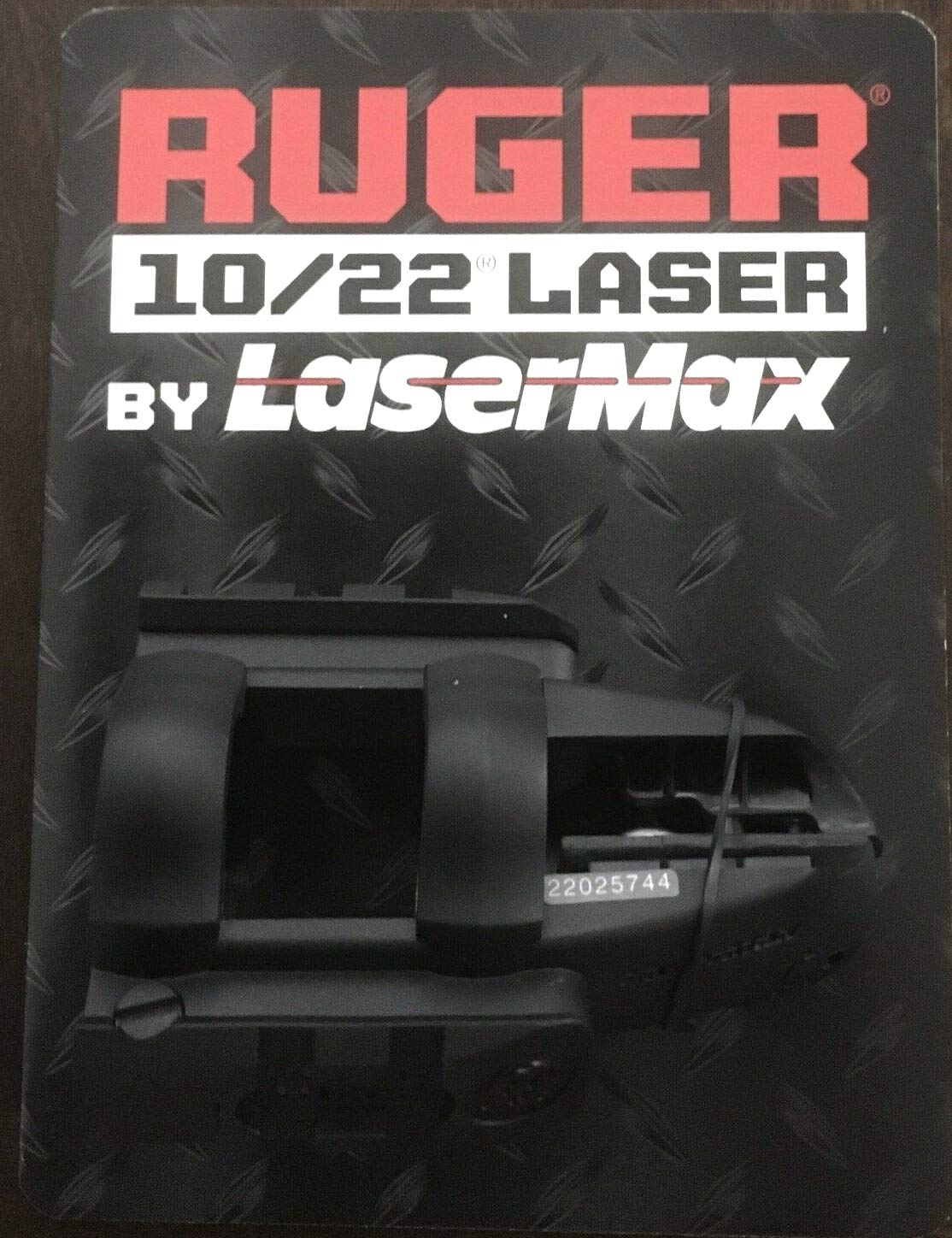 Integrated Picatinny rails on Ruger 90417 LaserMax for adding a tactical light or accessory.