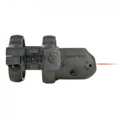Ruger 90417 LaserMax laser mounted on a Ruger 10/22 with barrel band for quick targeting.