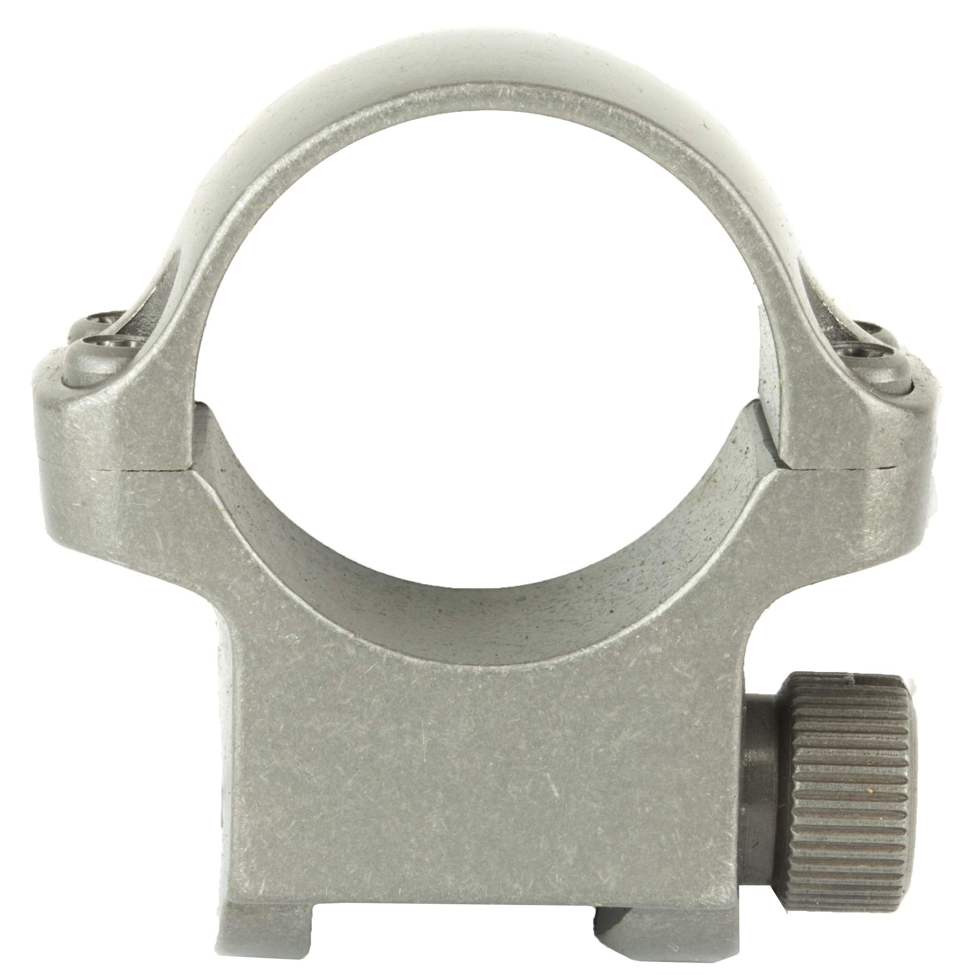 Ruger Standard Ring 1-Inch Medium 4KTG side view highlights secure mounting and durable design.