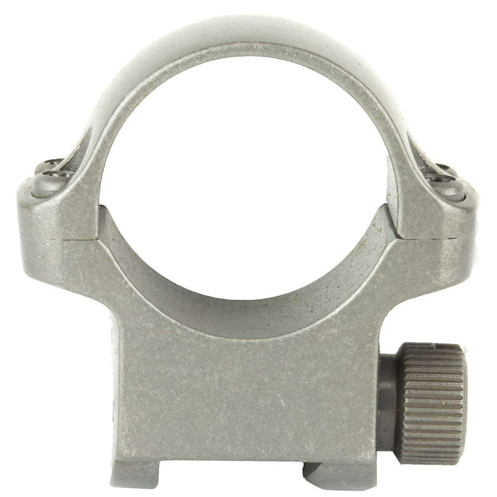 Ruger Standard Ring 1-Inch Medium 4KTG side view highlights secure mounting and durable design.