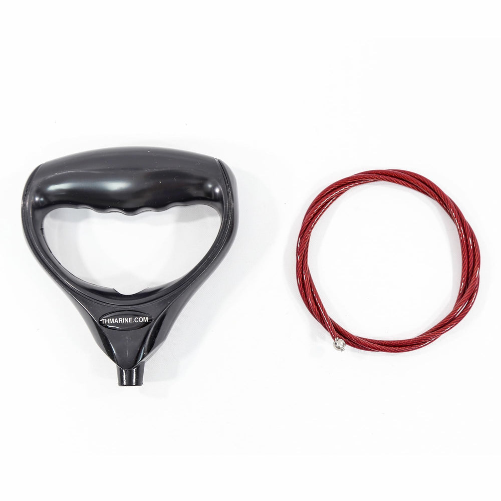 Rugged nylon jacketed stainless steel cable
