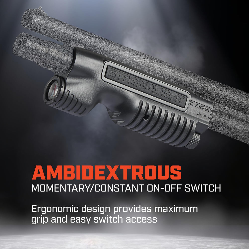 Compact, rugged forend light replacement for Remington 870