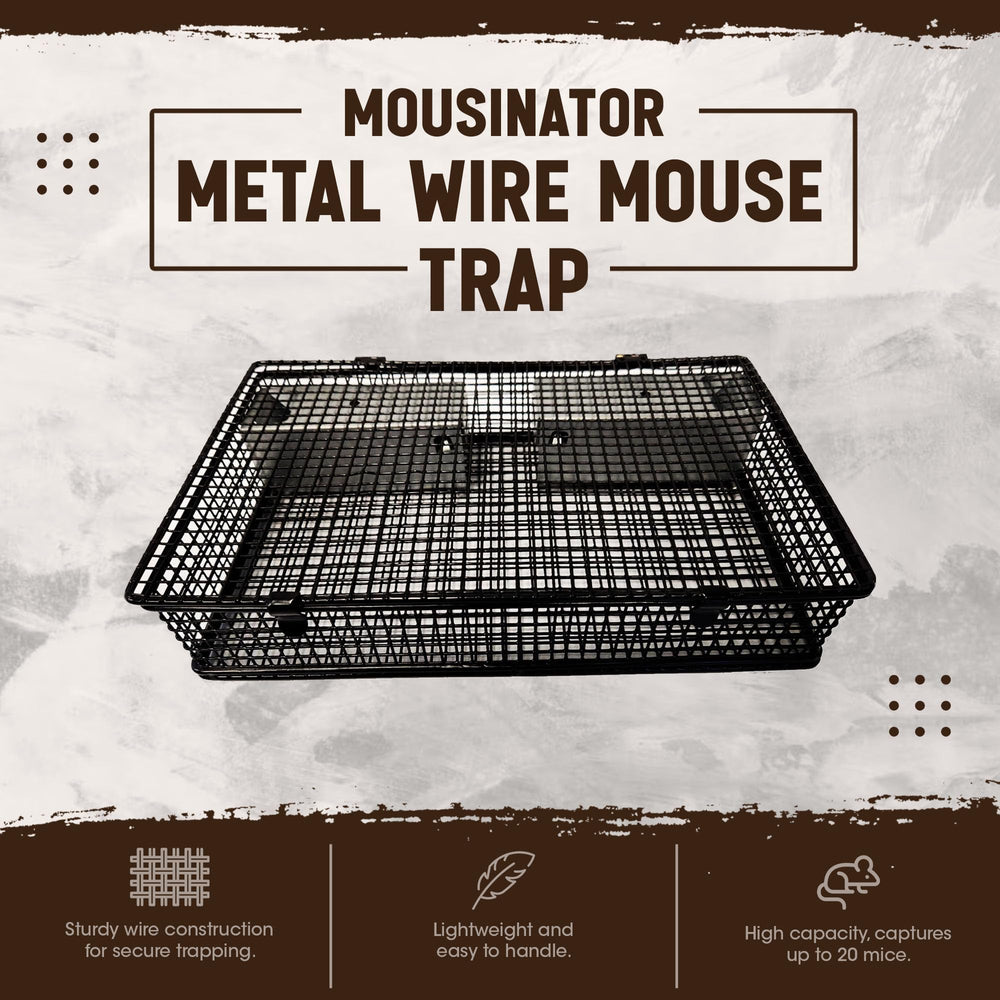 Rugged Ranch Mousinator dual-door entry design facilitates quick, humane catches.