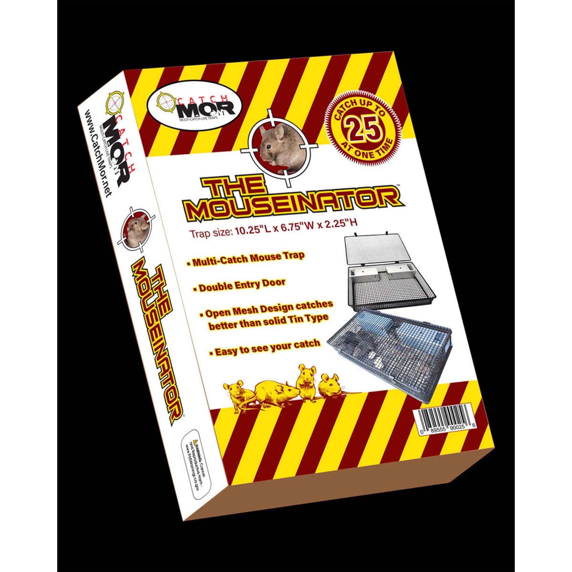 Rugged Ranch Mousinator sturdy metal construction stands up to outdoor use.
