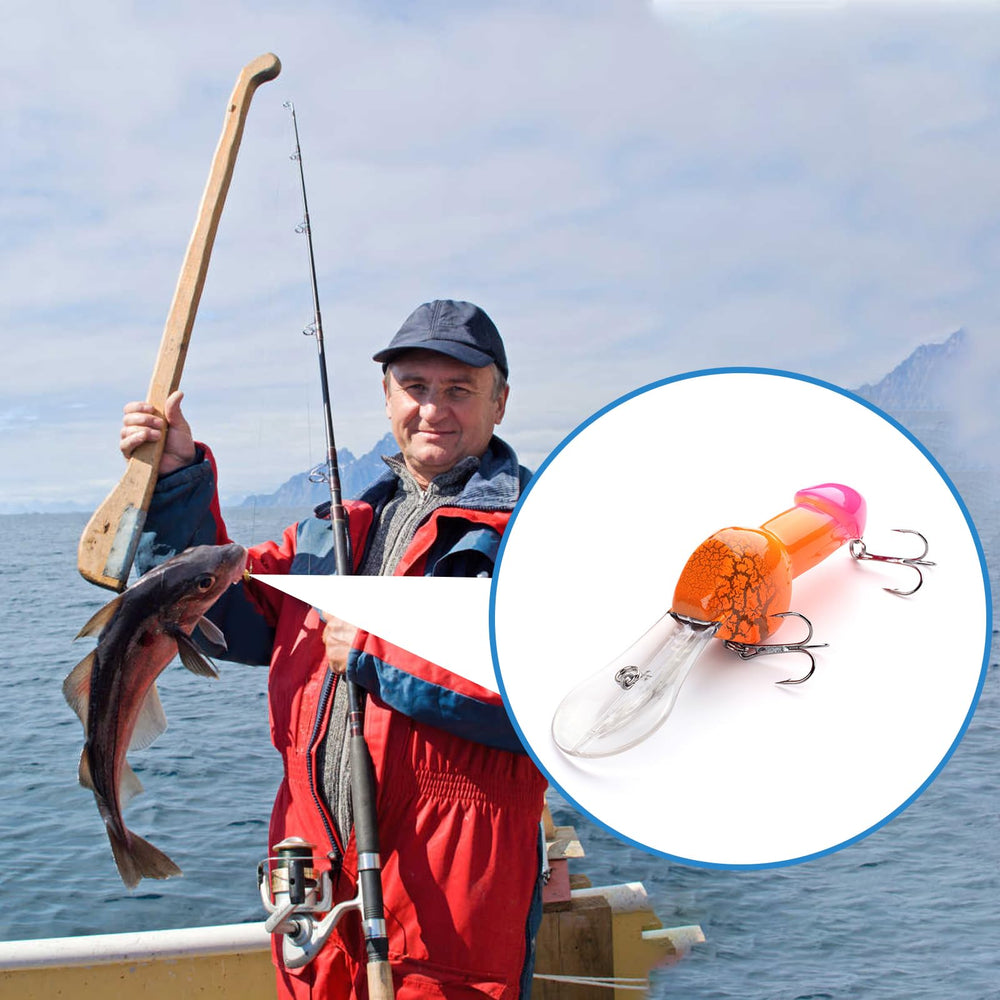 Lures suitable for freshwater and saltwater use