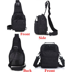 Rullar small hiking daypack adjustable strap for comfortable crossbody wear.