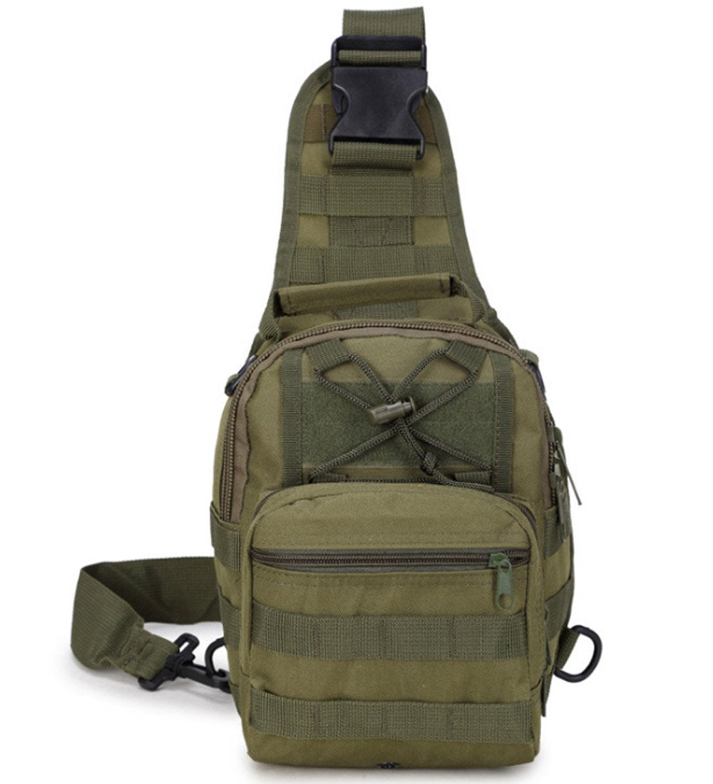Rullar small hiking daypack front view, compact and versatile for day trips.