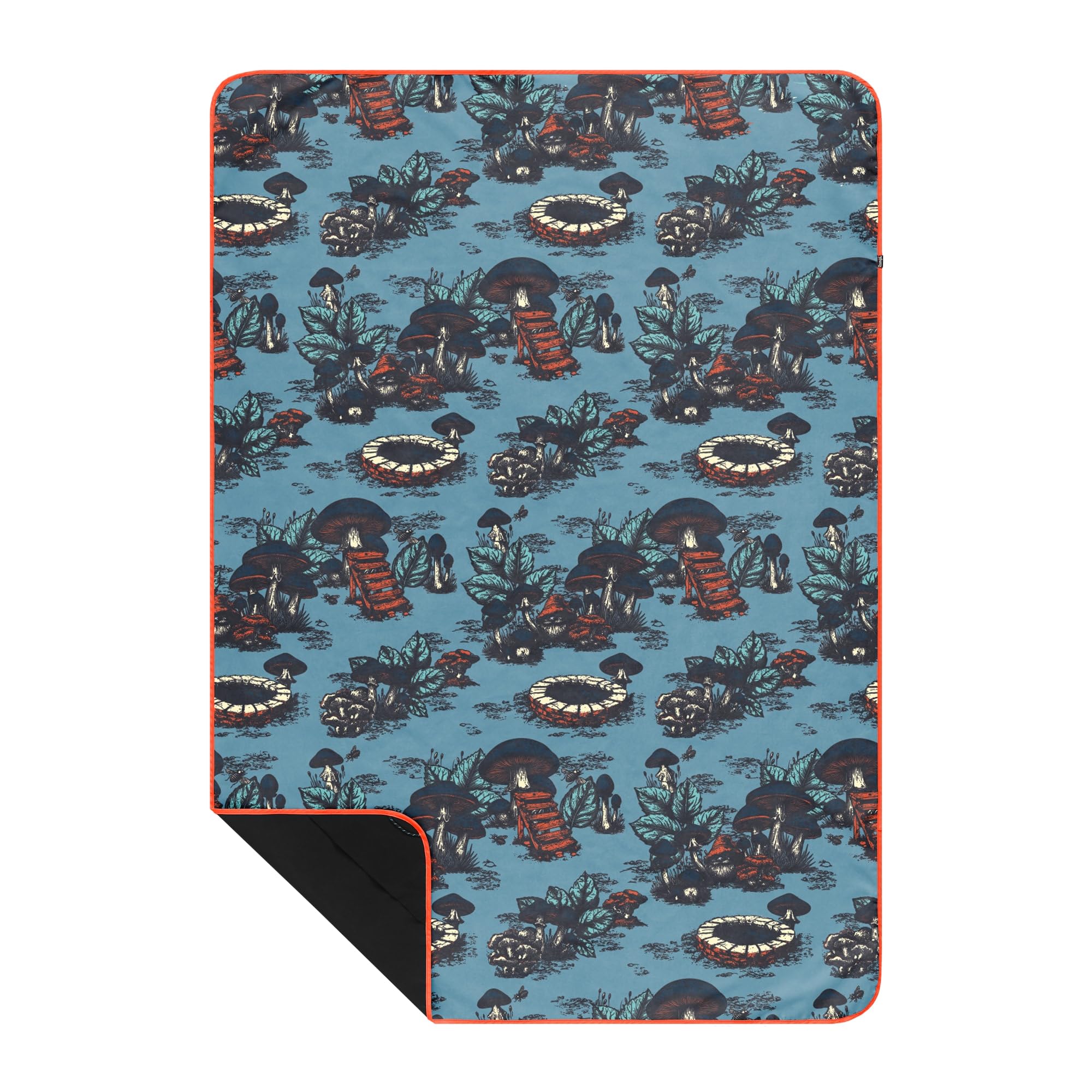Rumpl Everywhere Mat top microsuede offers soft comfort and stain resistance for outdoor picnics.