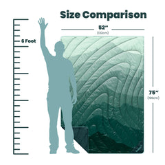 Rumpl Original Puffy Blanket ground-stake loops secure camping setup